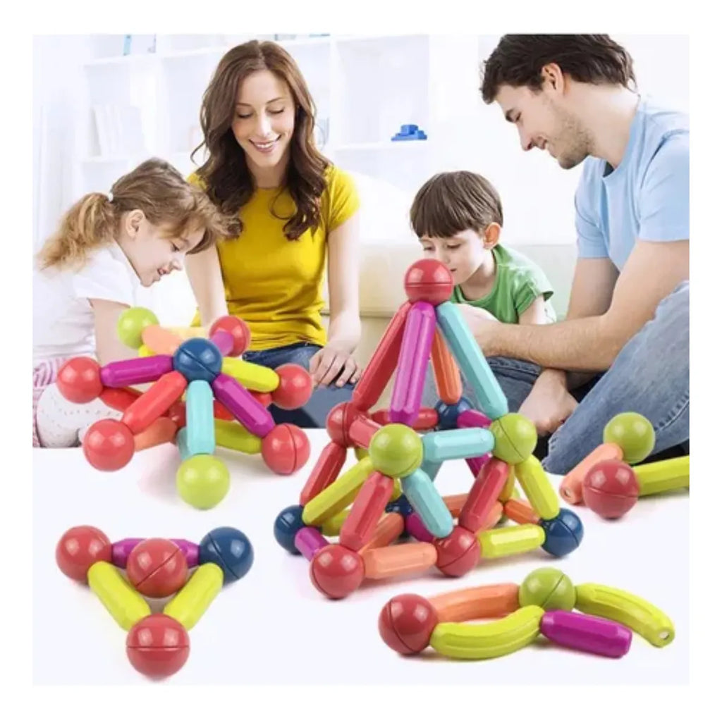 Set de juegos Magnéticos: 97  Bloques de construcción + 84 Palos Magnéticos + Envio Gratis