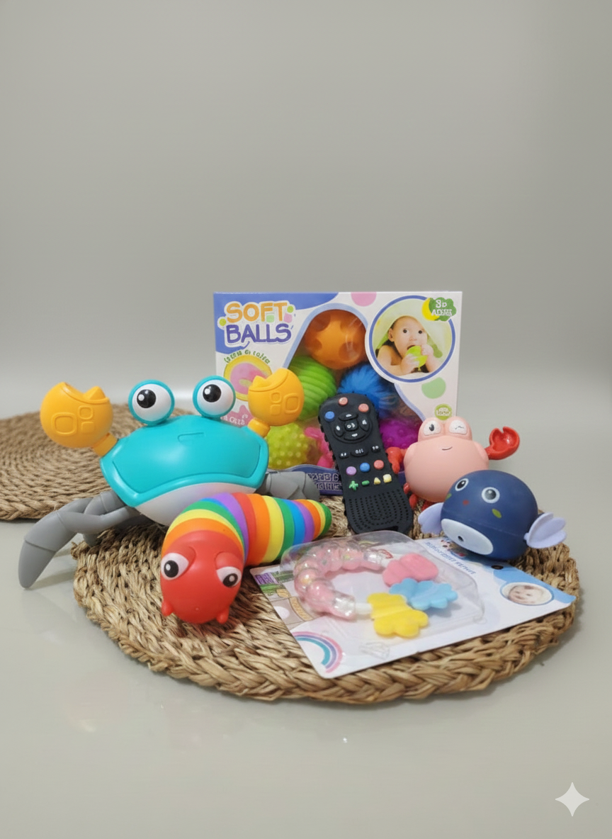 Set de estimulacion bebe de 0 a 12 meses